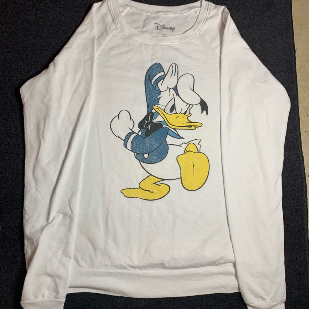 Two sided Donald Duck long sleeve Tshirt